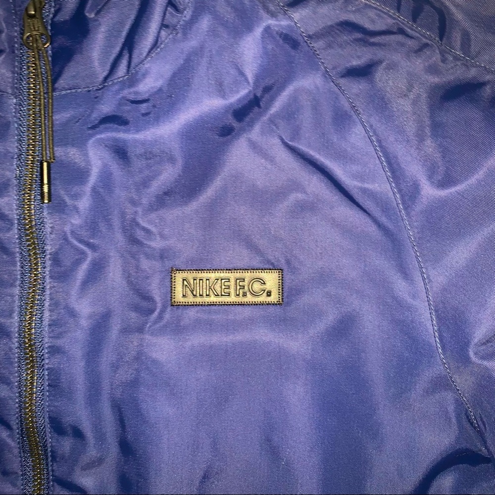 Navy Blue Nike FC Bomber Jacket